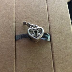 Chamilia Heart Lock Charm